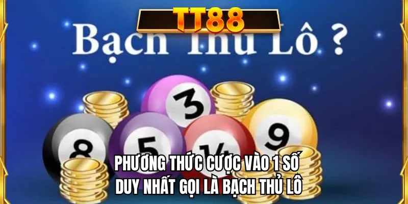 Phương thức cược vào 1 số duy nhất gọi là bạch thủ lô